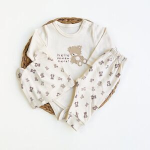 Dreamline Baby Organic Cotton Bodysuit & Pants Set  I am New Here